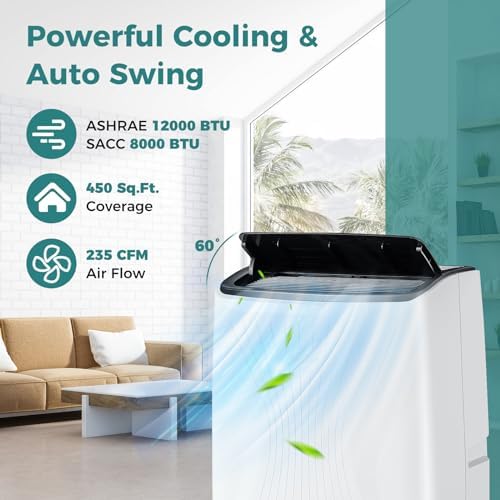 SIMOE 12000 BTU Portable AC with Heating and Cooling
