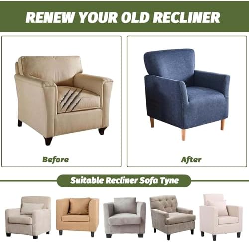 FUANGUI Stretch Armchair Slipcover with Arms