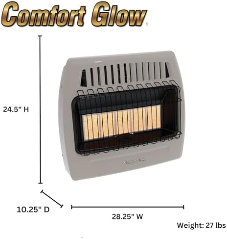 Comfort Glow 30000 BTU Wall Heater with Thermostat 1