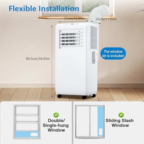 Portable Air Conditioner 3-in-1 with Remote Control