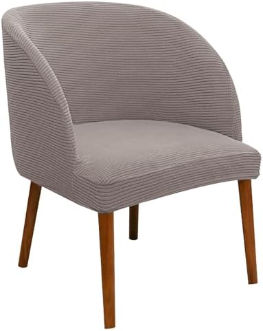 2 Pcs Curved Back Dining Chair Slipcover