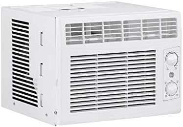 GE 5100 BTU Window AC Unit for Small Rooms Easy Install White