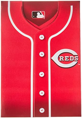 Cincinnati Reds Invitation Thank You Card Set - 388 x 563