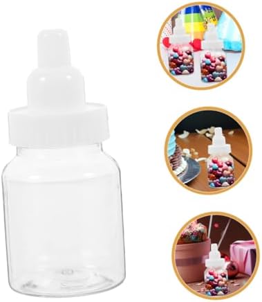 Cabilock 60pcs Transparent Candy Bottles for Party Favors