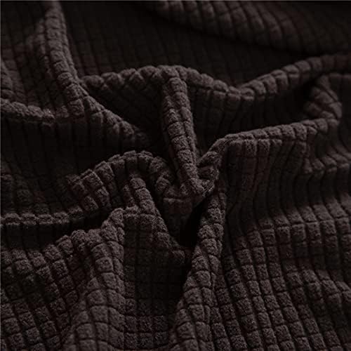 Cornasee Stretch Ottoman Cover Rectangle - Black X-Large