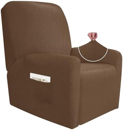 JIVINER Super Stretch Recliner Chair Covers 4 Piece Set