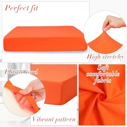 Newwiee Set of 4 Stretch Waterproof Sofa Cushion Covers
