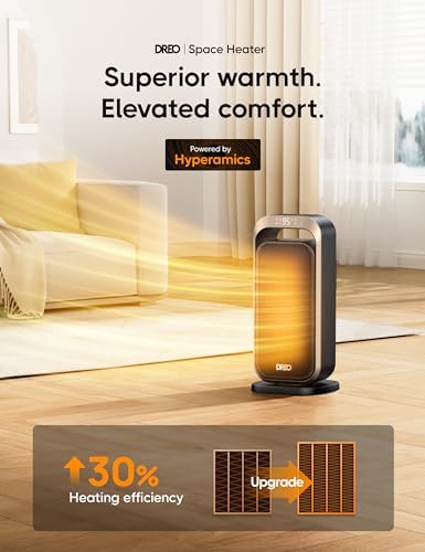 Dreo Space Heater with 70 Oscillation and Thermostat