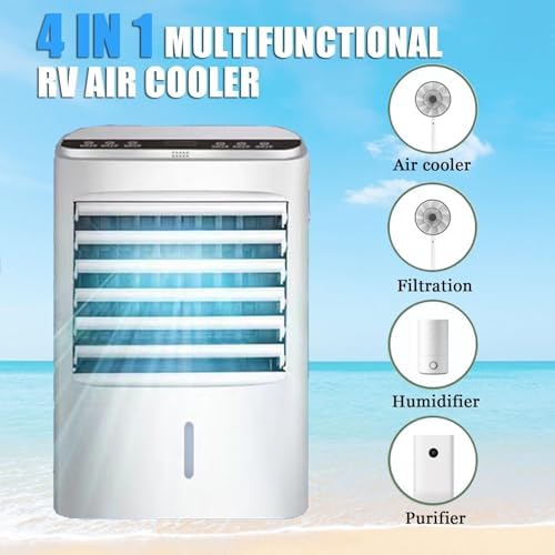 Portable 4-in-1 Air Conditioner with 3 Speeds 4 Modes