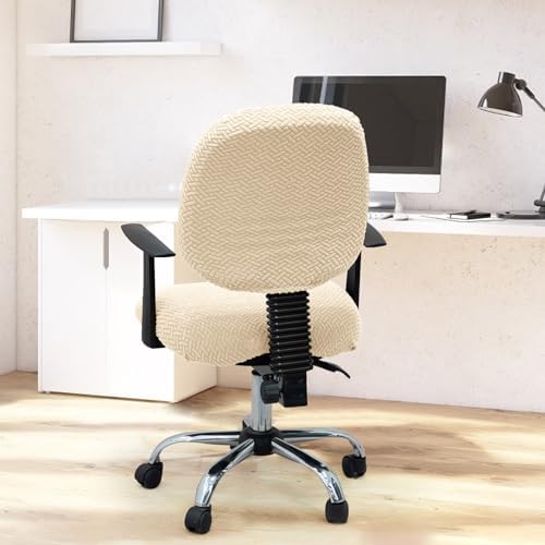 MIFXIN 2-Piece Stretchable Office Chair Cover