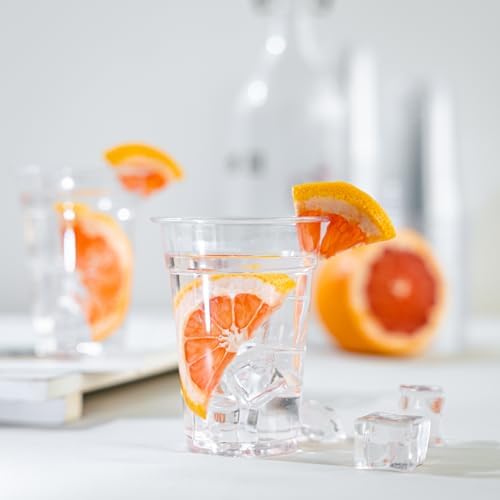 Lullaby 150PCS 9oz Clear Plastic Cups for Parties and Daily Use