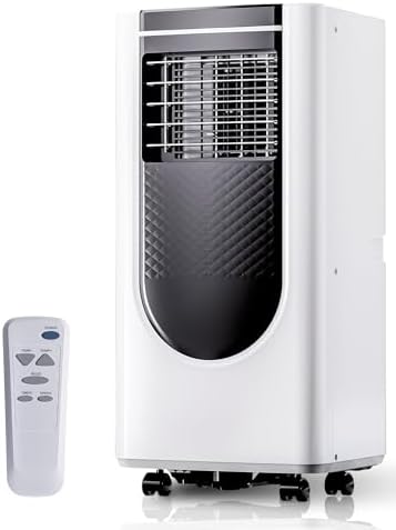 8000 BTU Portable Air Conditioner with 4 Modes and Remote Control