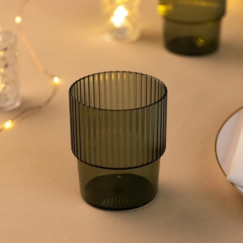 Balsa Circle Reusable Stackable Plastic Cups 7 oz 1