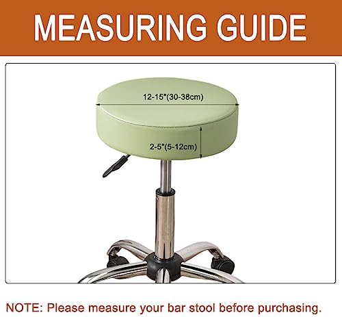 HAOYONG Round Bar Stool Covers Set of 4 1