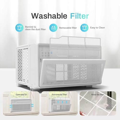 PHILODECO 10000 BTU Inverter Window Air Conditioner