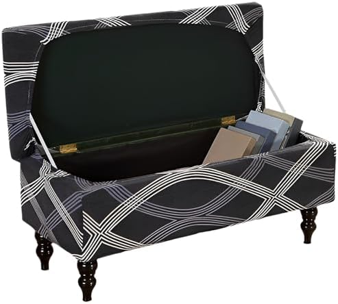 Storage Ottoman Bench Slipcover Set - 3 Sizes