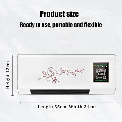 Climafy Portable Split AC Heater Unit - Wall Mount No Window Needed