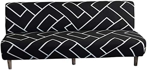 MIFXIN Sofa Bed Cover for Armless Sofa Elastic Stretch Printed
