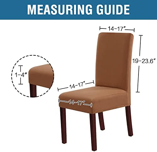 HVERSAILTEX Waterproof Dining Chair Covers Set of 4