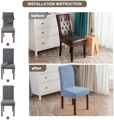 Waterproof Dining Chair Covers for Stretch Chairs
