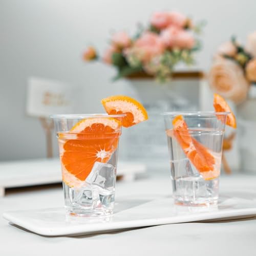 Lullaby 150PCS 9oz Clear Plastic Cups for Parties and Daily Use
