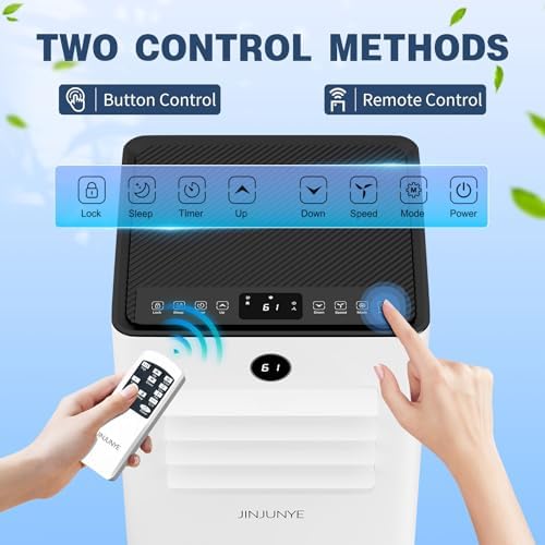 3-in-1 Portable AC Unit 10000 BTU Cool Dry Fan Smart