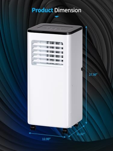 TABU 12000BTU 4-in-1 Portable AC with Remote White