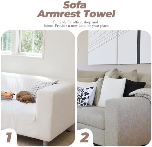 BESPORTBLE Stretch Couch Arm Covers 2 Pcs