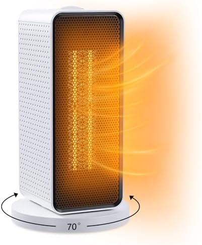 2024 Upgraded 1200W Ceramic Heater with Safety Features