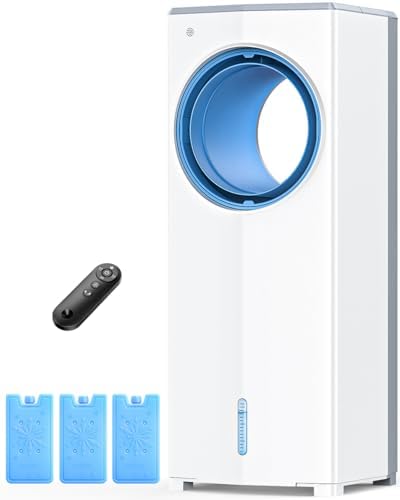 MYICY 32 Inch Bladeless Evaporative Air Cooler