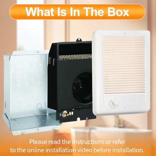 CSC151TW Electric Wall Heater With Thermostat 1