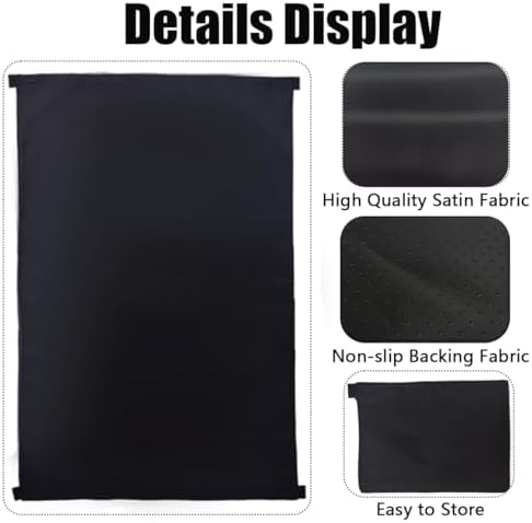 2PCS 17x27 Inches Satin Recliner Headrest Cover 1