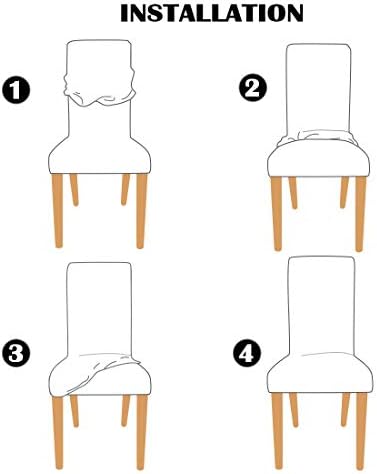 Uxcell Dining Chair Covers for Home Decor
