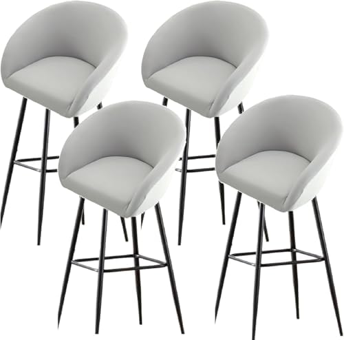 JACOJE Bar Stool Slipcover with Back and Arms