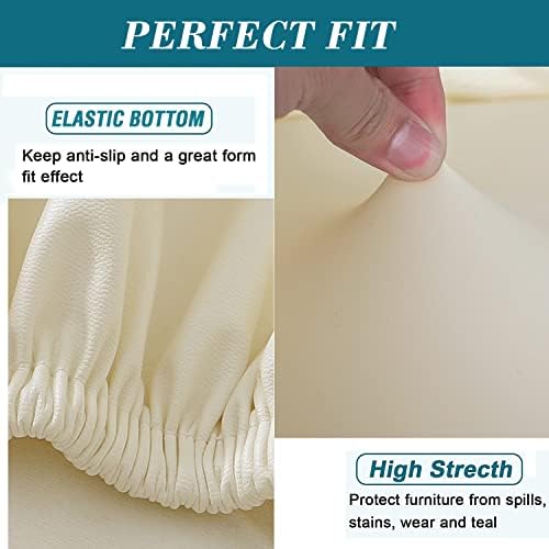 HFCNMY Stretch Waterproof Bar Stool Covers 4 Pack
