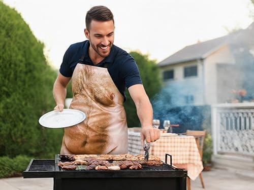 Funny Men Belly Apron for Christmas Prank