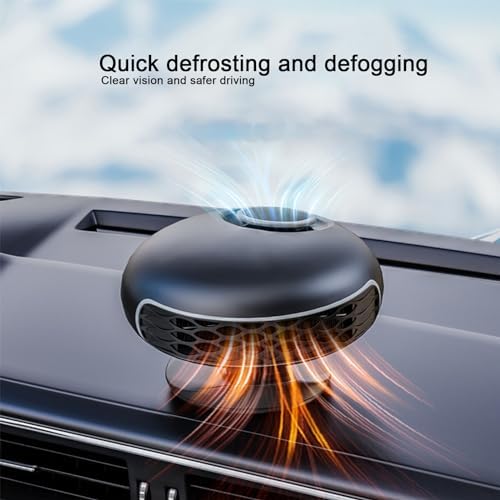 Lovskoo 12V Portable Car Heater with 360 Degree Rotation