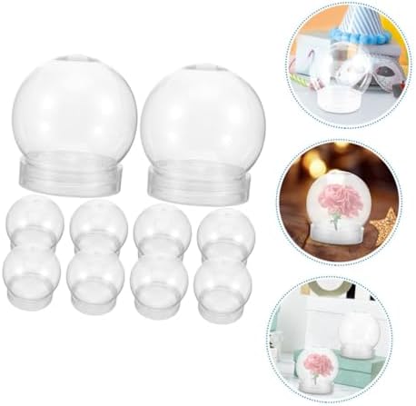 ABOOFAN 10pcs DIY Plastic Candy Bottle with Screw Cap