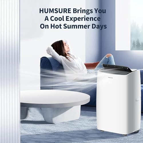 PHILODECO 12000 BTU Portable AC 3-in-1 Cooler Dehumidifier Fan