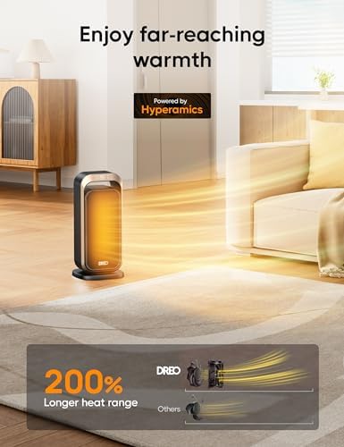 Dreo Space Heater with 70 Oscillation and Thermostat