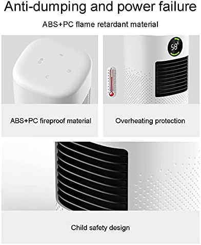 EXCEI Ceramic Electric Fan Heater with 3 Heat Settings