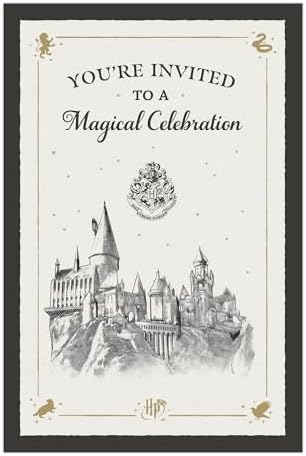 Harry Potter Hogwarts Castle Invitation Envelope Set