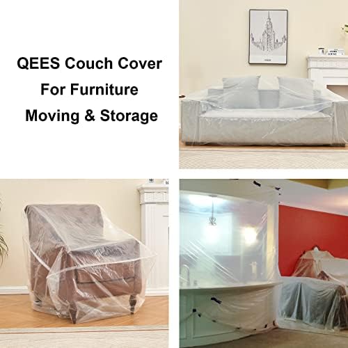 QEES 100 Inch Extra Thick Waterproof Sofa Cover