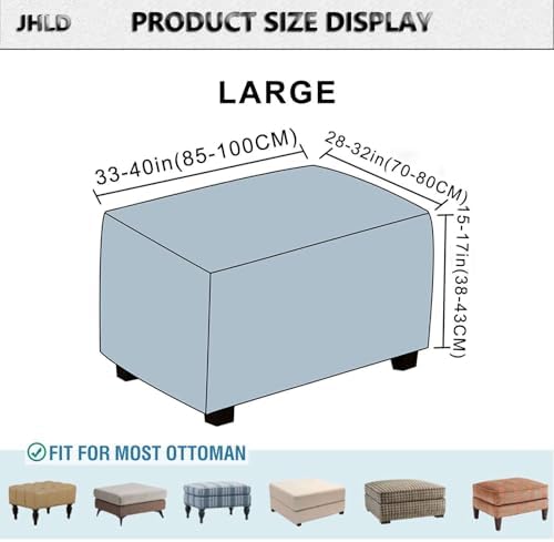 Waterproof Velvet Ottoman Cover for Folding Stool - Brown