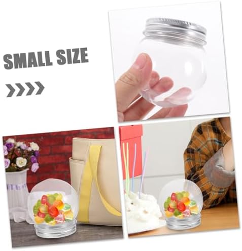 Cabilock 10pcs Plastic Candy Jar for Weddings Parties Festivals