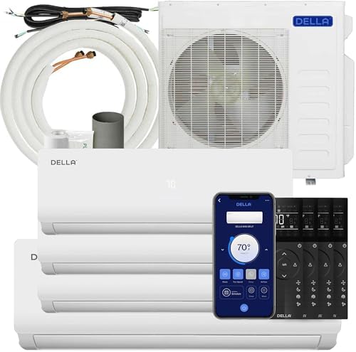 Della 4 Zone Multi Split Air Conditioner with Alexa Compatibility 1