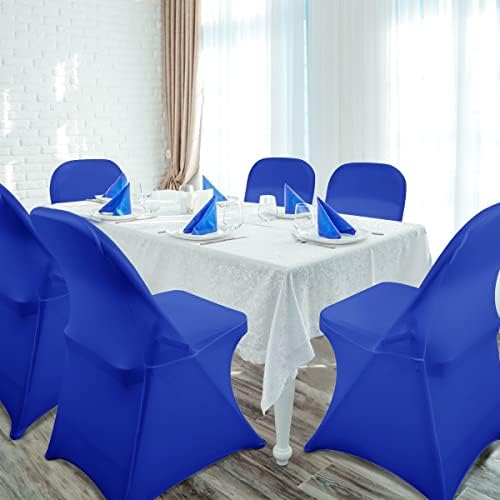 Babenest Spandex Chair Covers 10PCS Universal Fit Royal Blue