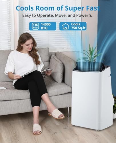 14000 BTU Portable AC Unit for Large Room
