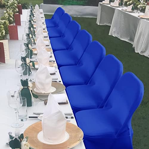 Babenest Spandex Chair Covers 10PCS Universal Fit Royal Blue