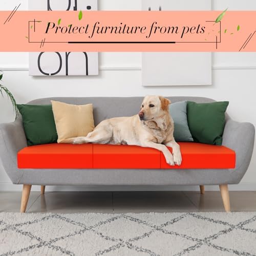 Newwiee Set of 4 Stretch Waterproof Sofa Cushion Covers